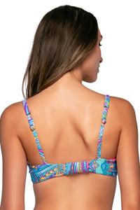 Back view of Sunsets Paisley Pop Juliette Underwire Top