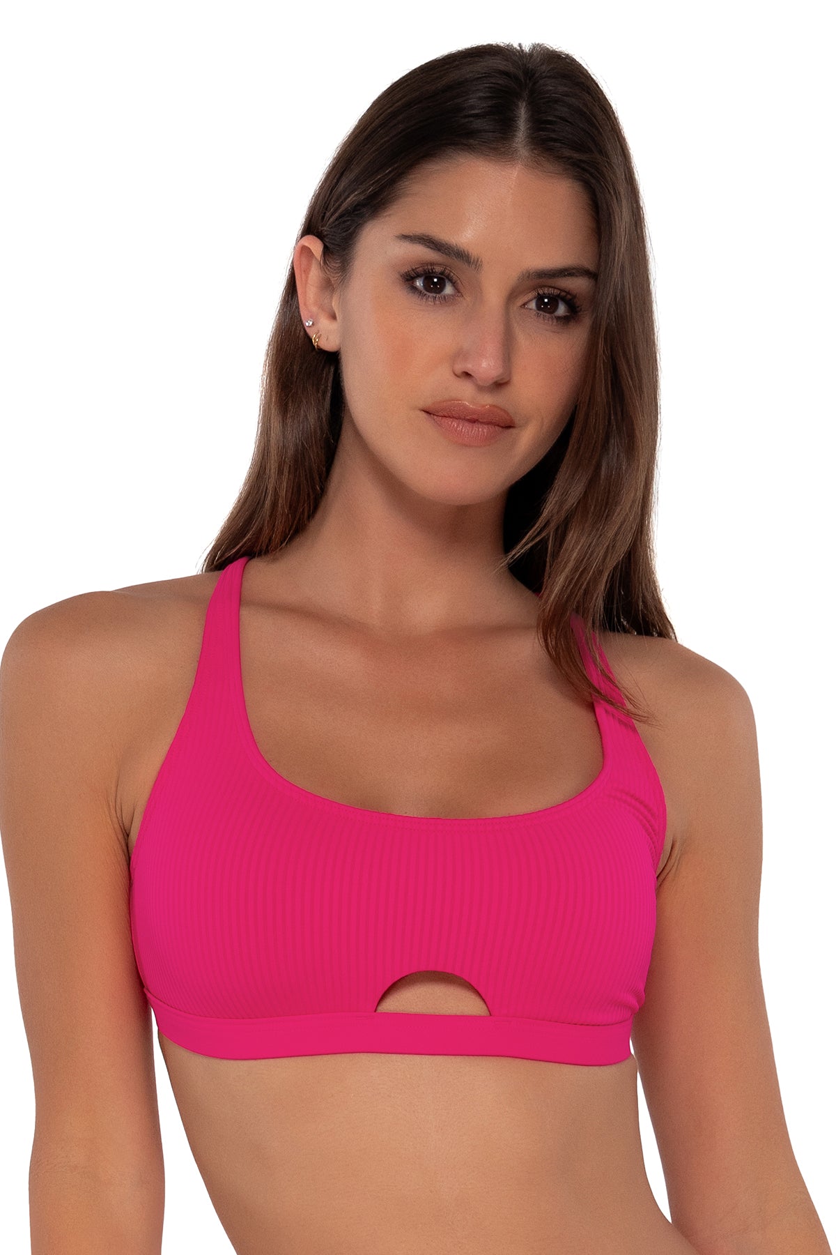 pink bralette top