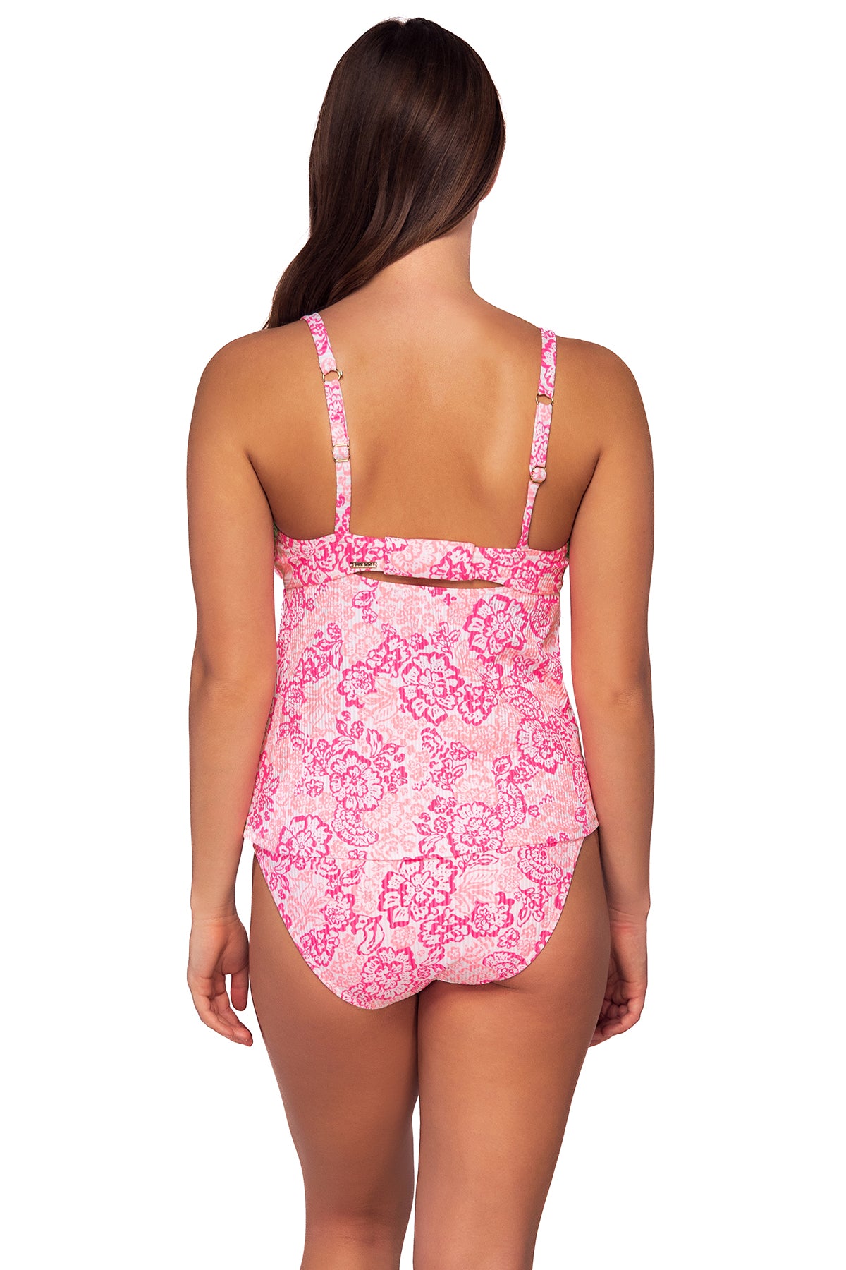 Back view of Sunsets Coral Cove Maeve Tankini Top