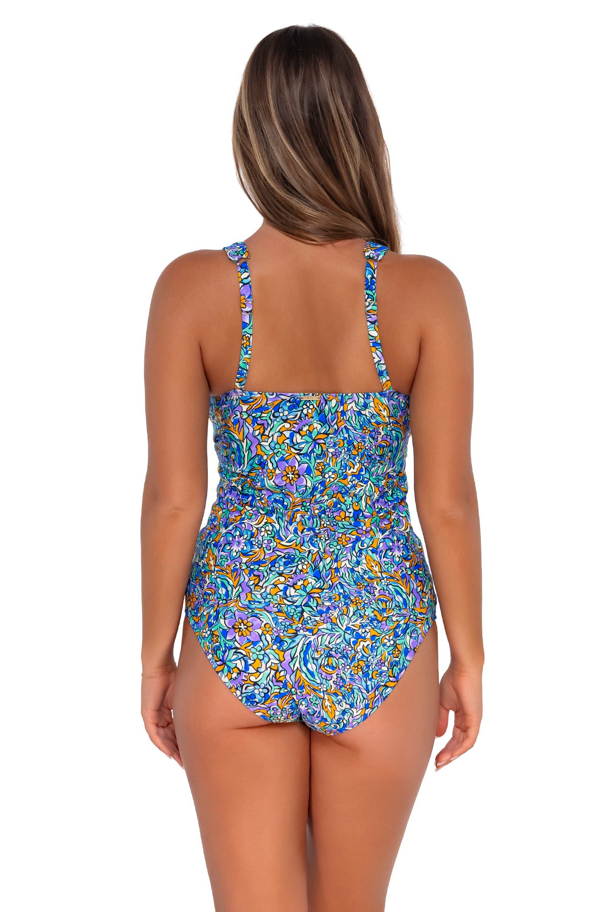 Sunsets Pansy Fields Elsie Tankini Top