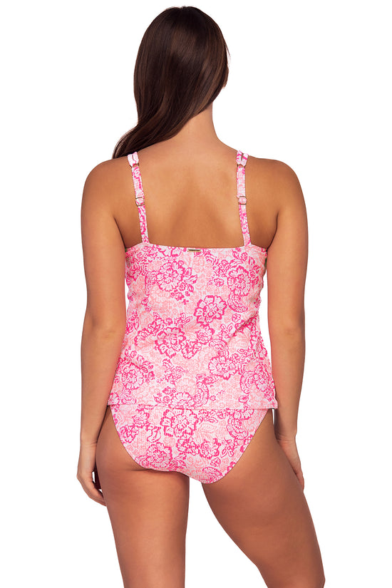 Back view of Sunsets Coral Cove Taylor Tankini Top