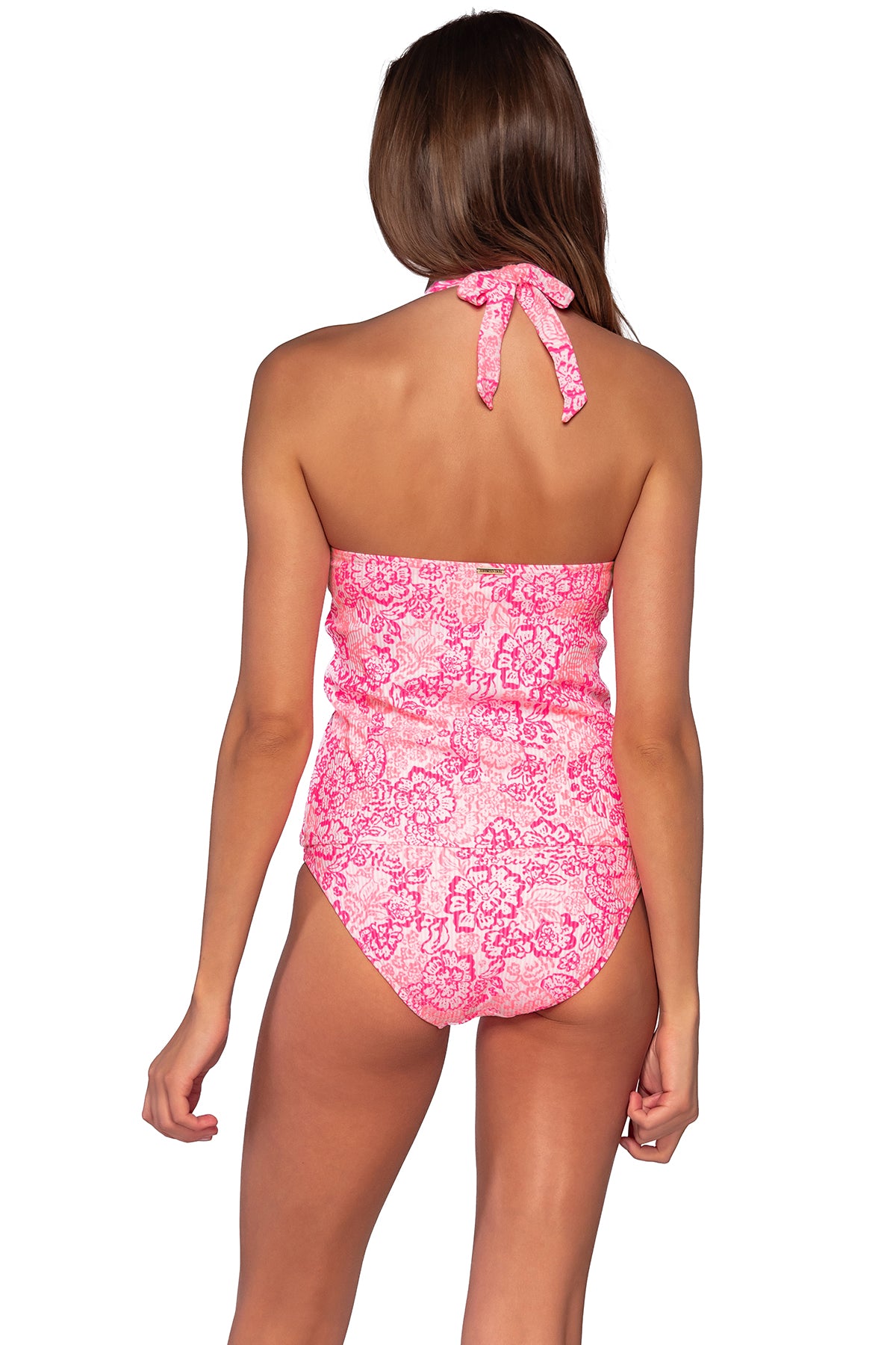 Back view of Sunsets Coral Cove Heidi Tankini Top