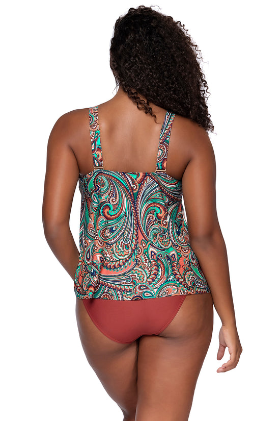 Back view of Sunsets Escape Andalusia Sadie Tankini Top