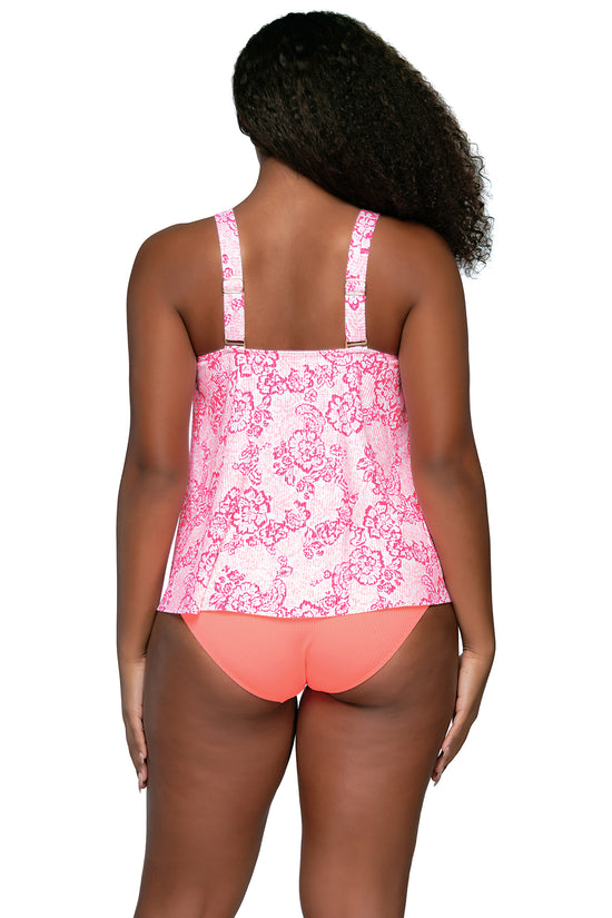 Back view of Sunsets Escape Coral Cove Sadie Tankini Top