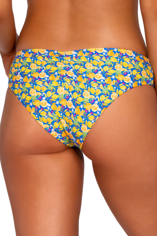 Back view of Swim Systems Limone Hazel Hipster Bottom