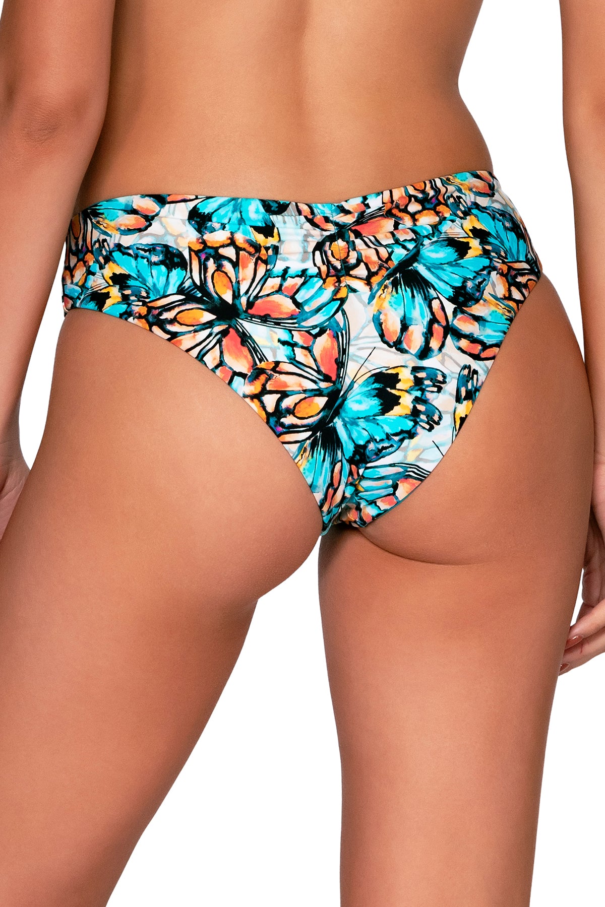 Back view of Swim Systems Pacific Grove Hazel Hipster Bottom