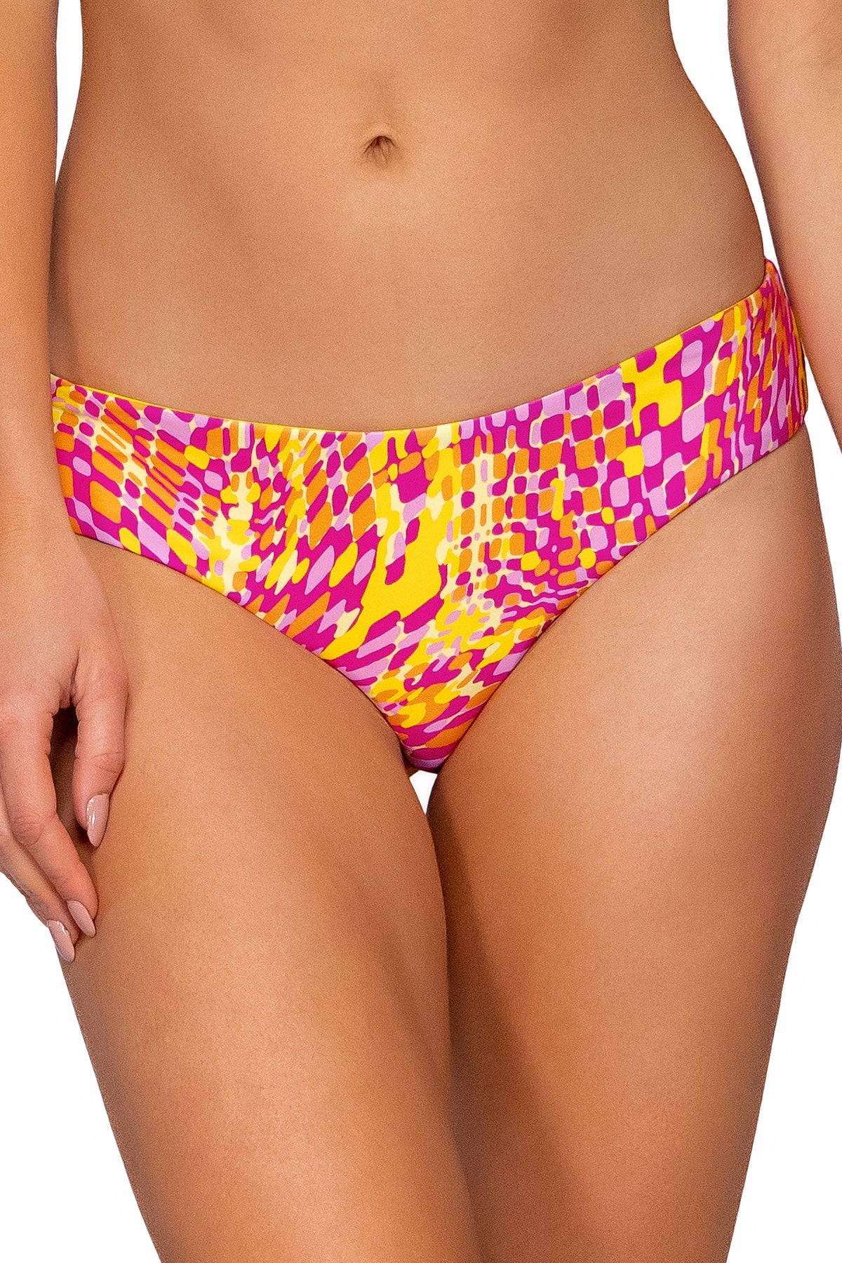 Front view of Swim Systems Ravello Hazel Hipster Bottom