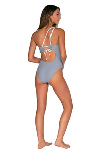 Back view of Swim Systems Monterey Regatta One Piece with matching