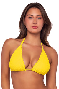 Front view of Swim Systems Daffodil Kali Triangle Top
