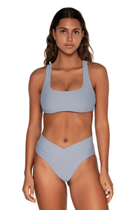 Front view of Swim Systems Monterey Rylee Racerback Top