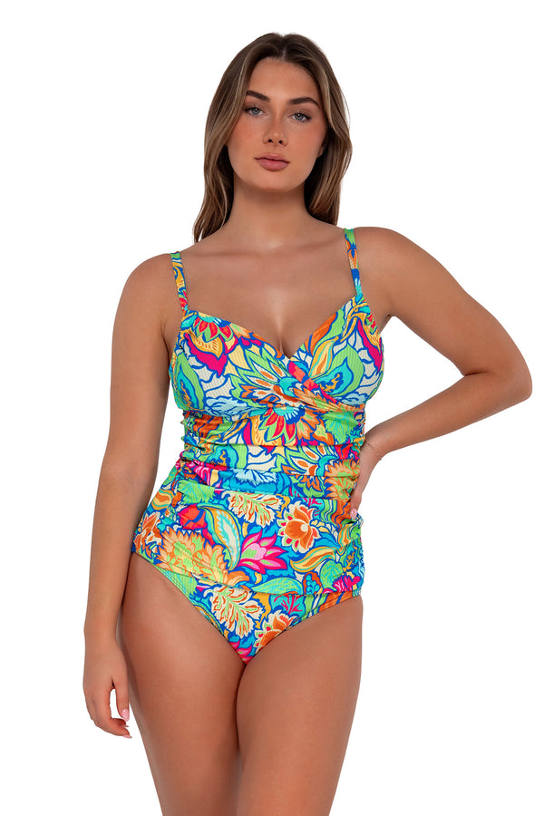 BEACH HOUSE H14970 WILLOW TWIST FRONT UNDERWIRE TANKINI TOP 2 COLOURS –  Serena's Ladies Wear