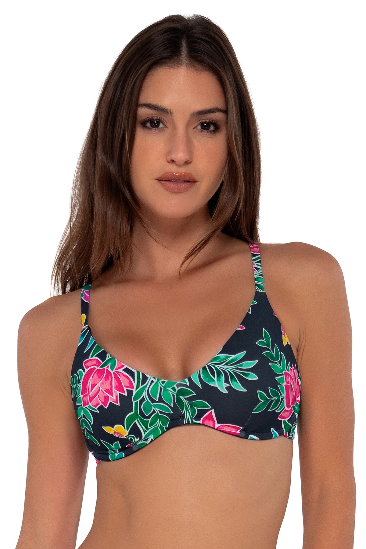 Sunsets Twilight Blooms Brooke U-Wire Top