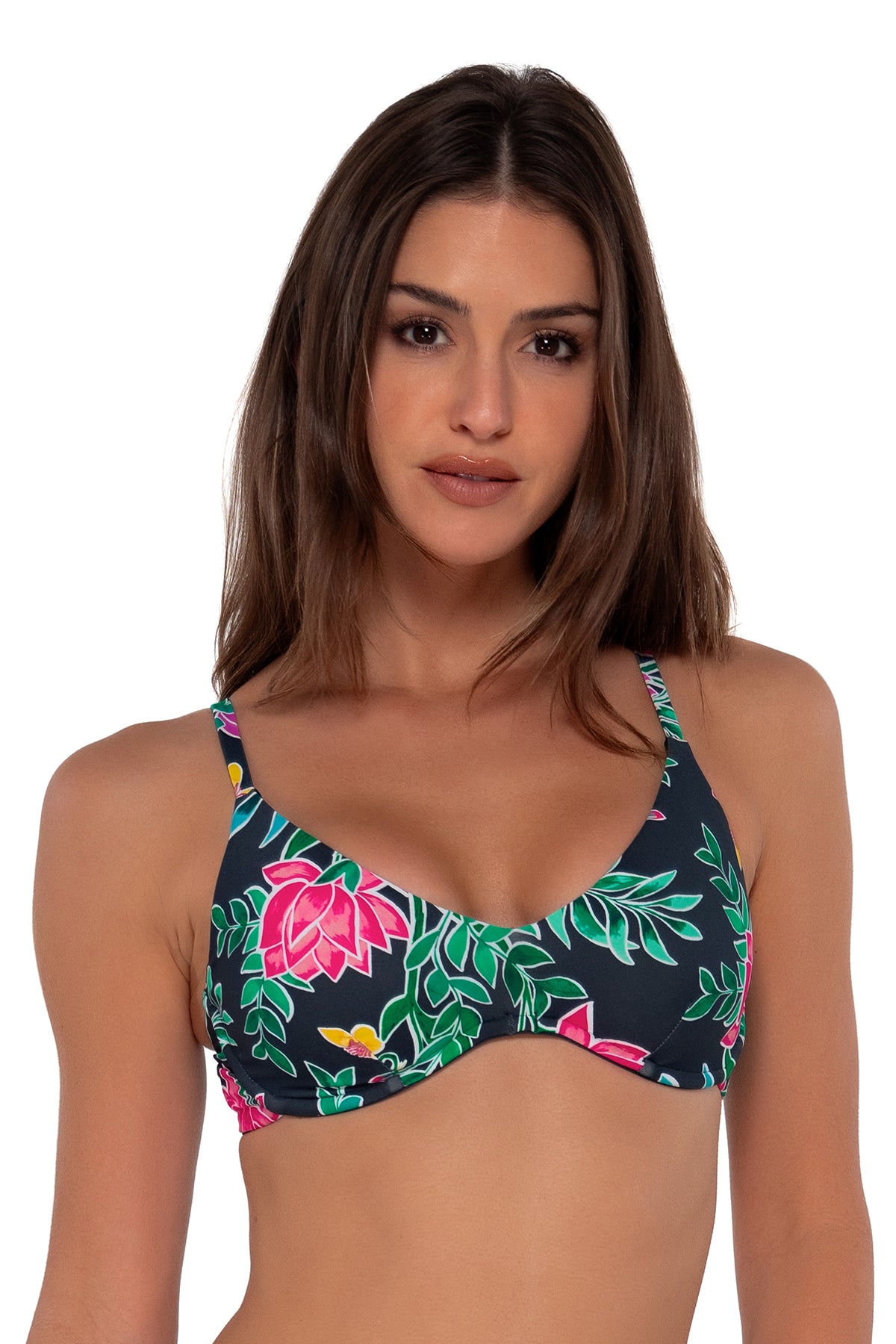 Sunsets Twilight Blooms Brooke U-Wire Top
