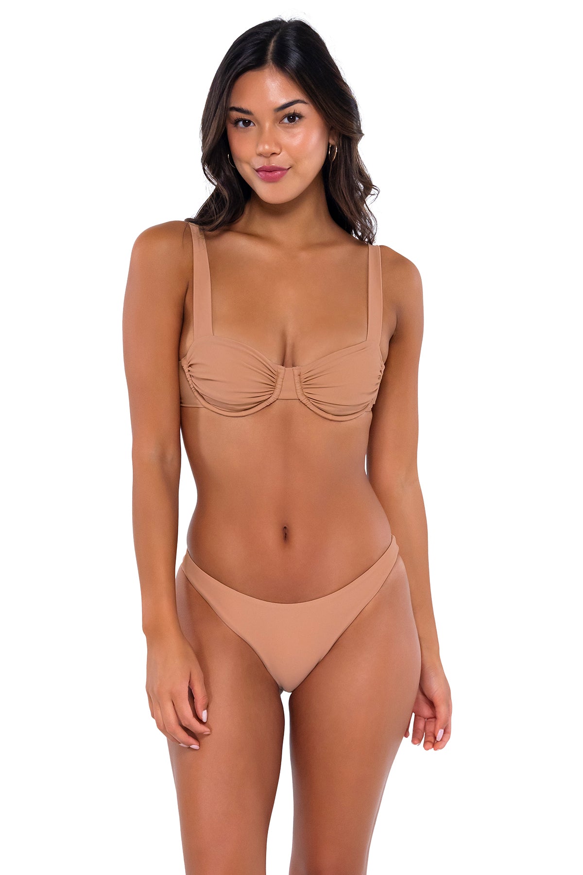 Amaretto Cassidy - Soft Tie Demi Cup Bikini | B Swim – Sunsets Inc.